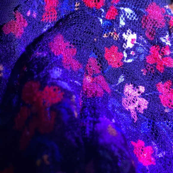 PINK VS Lace Halter Top in Black - Picture 5 of 5